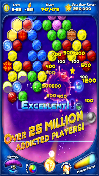 Bubble Bust! HD Bubble Shooter Mod  Screenshot 1