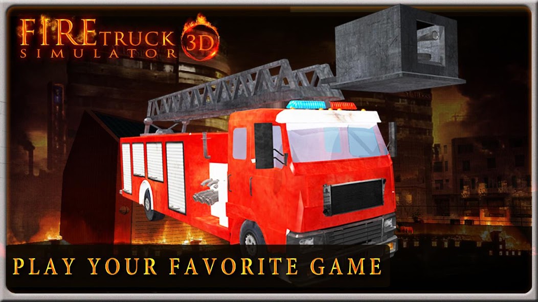 FIRE TRUCK SIMULATOR 3D Mod  Screenshot 2