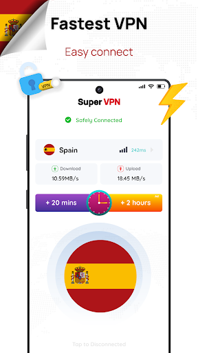 Spain VPN: Get Madrid IP  Screenshot 1