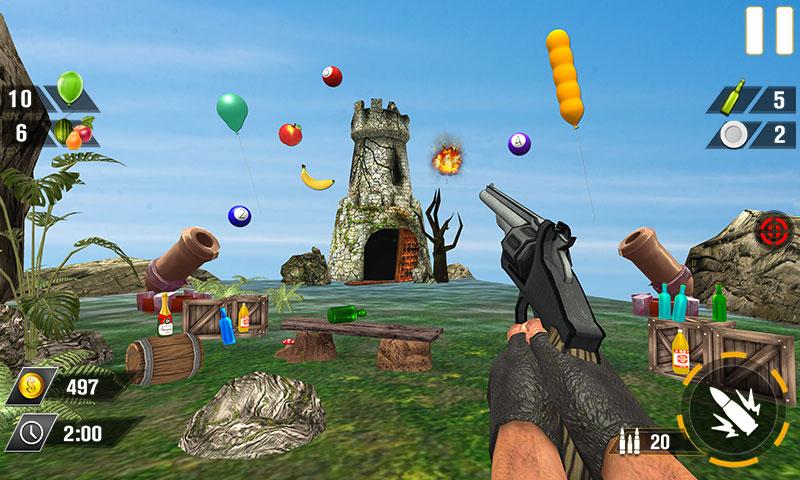 Bottle Gun Shooter Game Mod  Screenshot 2