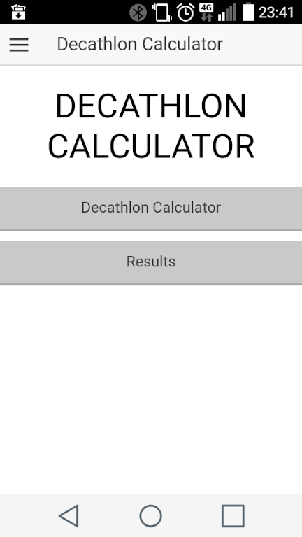 Decathlon Calculator  Screenshot 1