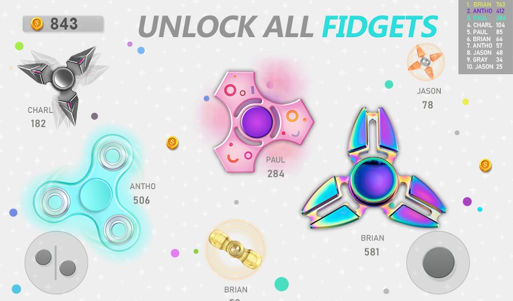 Realtime Fidget Spinner Games Mod  Screenshot 4