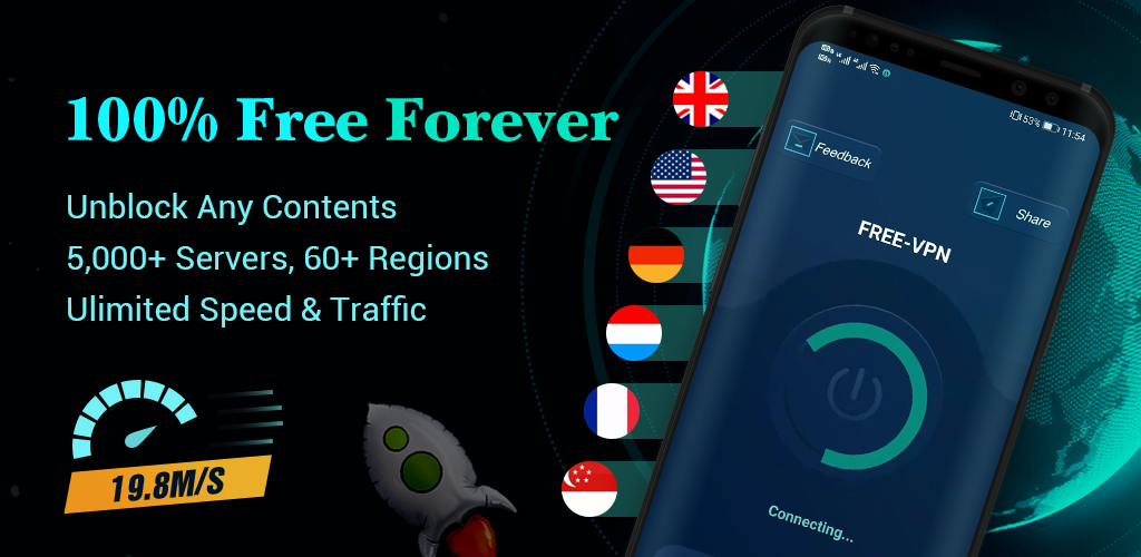 Star VPN - Fast, Secure, Free, Unlimited, Stable  Screenshot 1