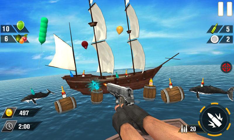 Bottle Gun Shooter Game Mod  Screenshot 3