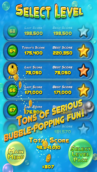 Bubble Bust! HD Bubble Shooter Mod  Screenshot 3