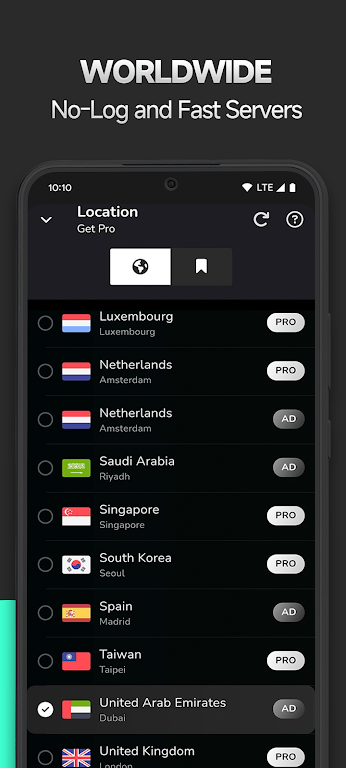 AitneVPN - Secure VPN Proxy  Screenshot 2