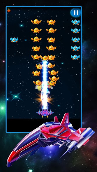 Chicken Shooter: Galaxy Attack Mod  Screenshot 4