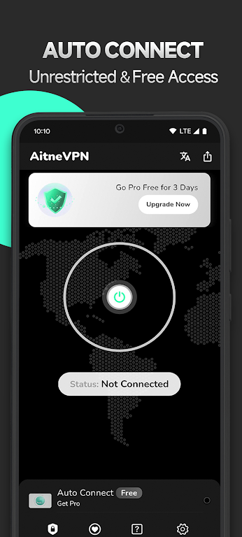 AitneVPN - Secure VPN Proxy  Screenshot 3