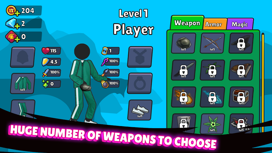 Archers Heroes Stickman's War Mod  Screenshot 4