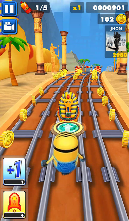 Epic Minion Banana Rush Legends  Screenshot 1