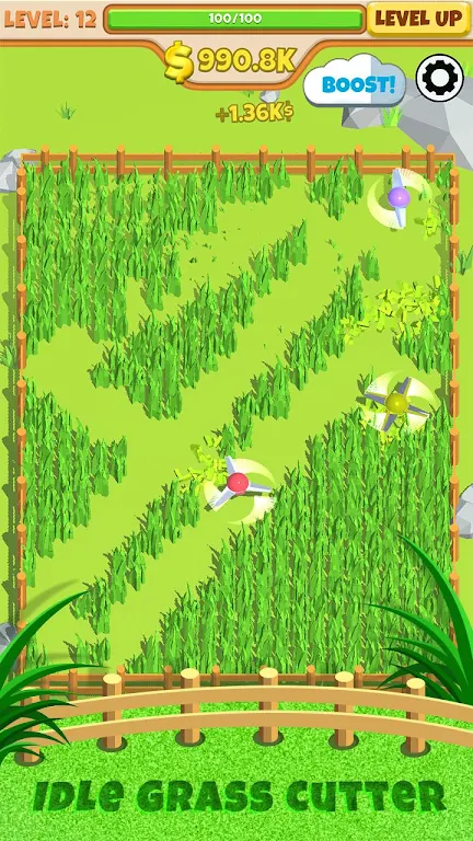 Idle Grass Cutter Mod  Screenshot 2