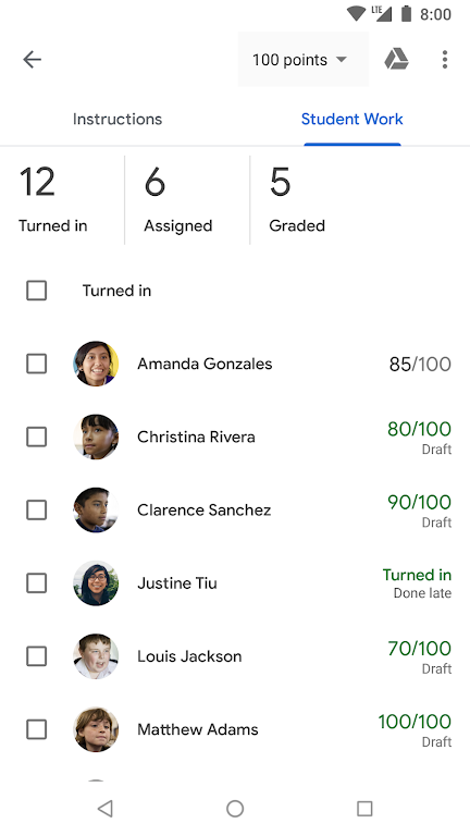 Google Classroom  Screenshot 4