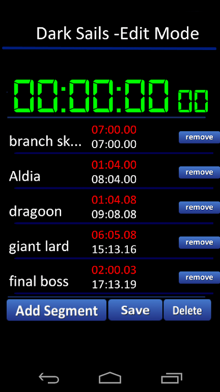 Speedrun Timer/Splitter  Screenshot 1