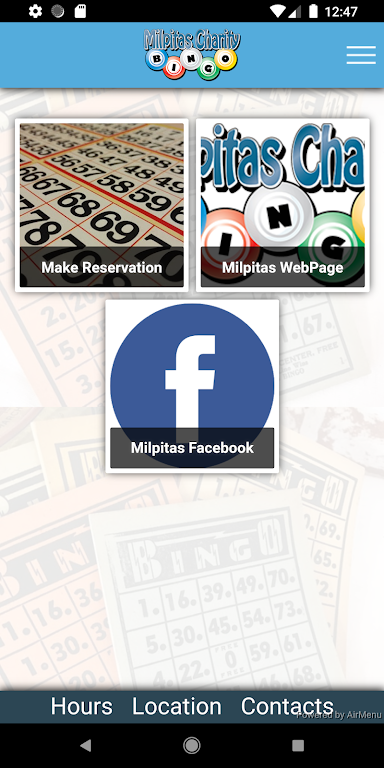 Milpitas Charity Bingo  Screenshot 1