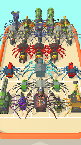 Merge Spider Train Mod  Screenshot 2