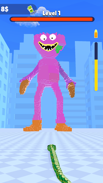 Crazy Snake: Giant Monster 3D Mod  Screenshot 2