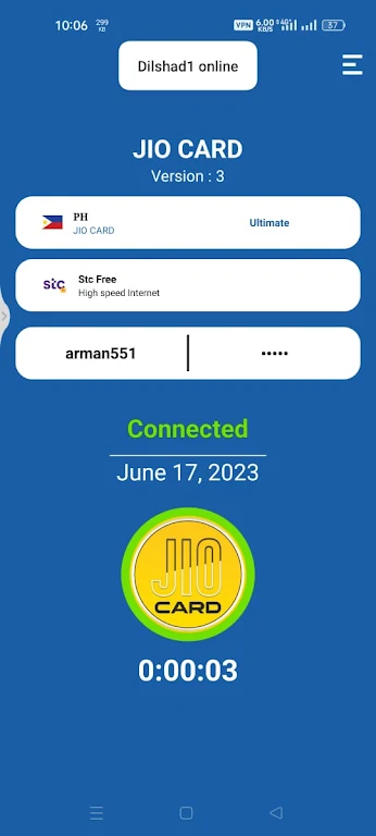 JIO CARD vpn  Screenshot 3