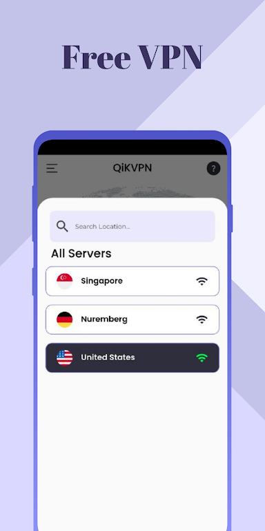 Qik VPN - Fast & Secure Proxy  Screenshot 1