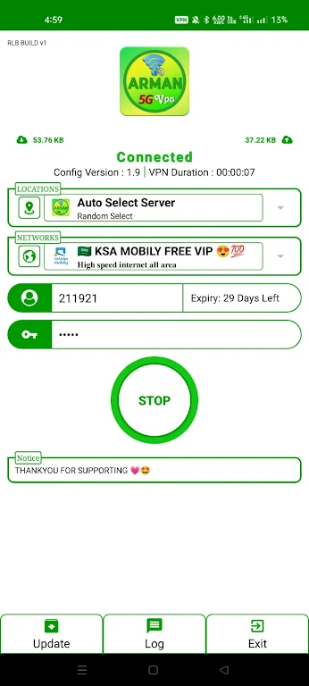 Arman 5G VPN  Screenshot 4