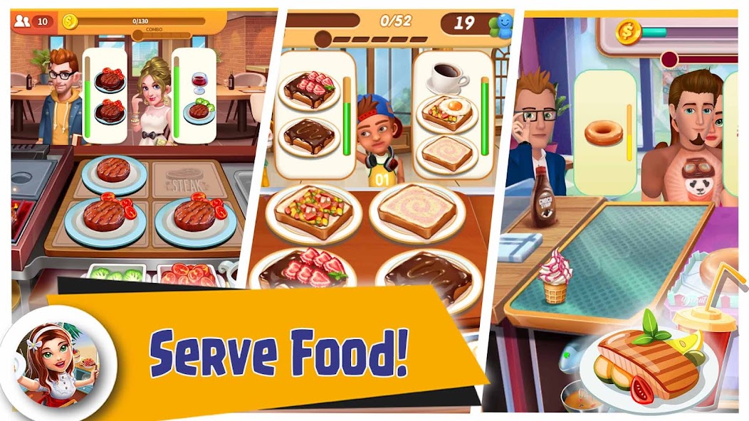 Crazy Cooking Chef Food Craze Mod  Screenshot 2