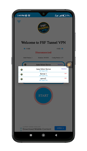 FSF Tunnel Super Fastest Vpn  Screenshot 1