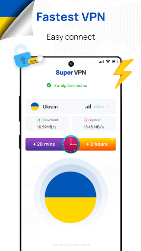 Ukraine VPN: Get Ukraine IP  Screenshot 1