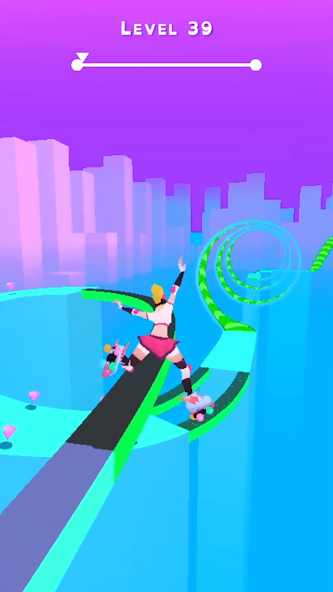 Sky Roller: Rainbow Skating Mod  Screenshot 3