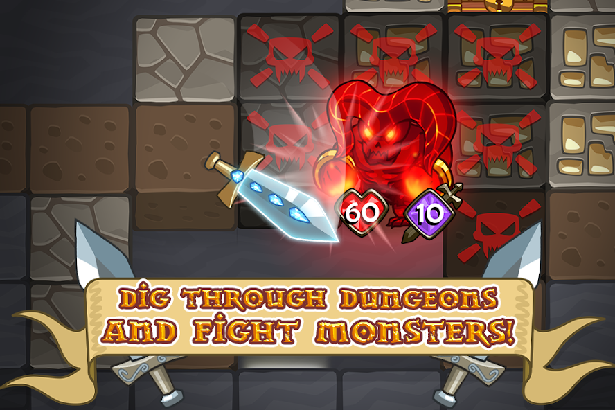 Mine Quest: Battle Dungeon RPG Mod  Screenshot 3