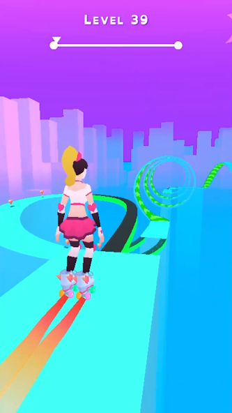 Sky Roller: Rainbow Skating Mod  Screenshot 2