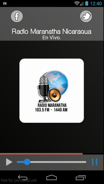 Radio Maranatha Nicaragua  Screenshot 2