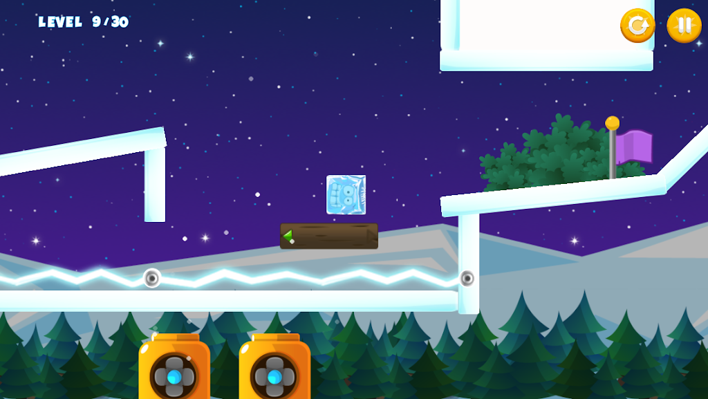 Icy Purple Head - Super Slide Dash  Screenshot 3