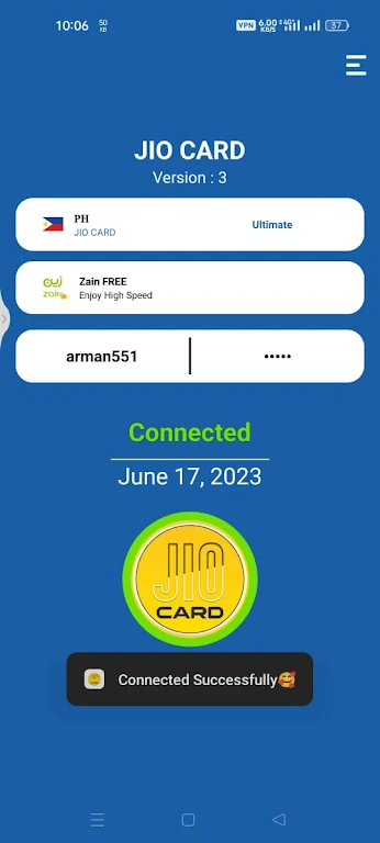 JIO CARD vpn  Screenshot 2