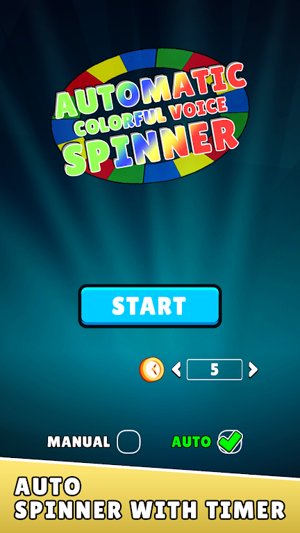 Auto Colorful Voice Spinner  Screenshot 1