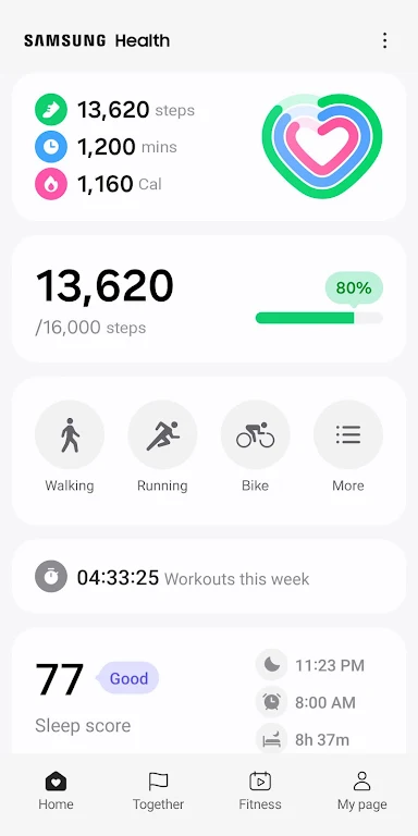 Samsung Health  Screenshot 1