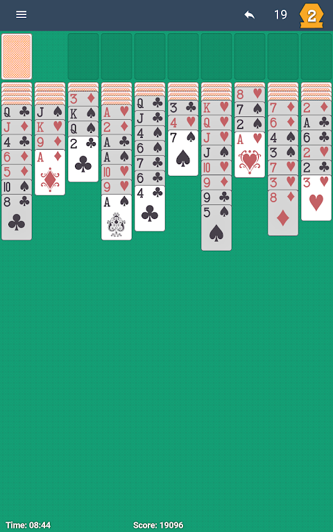 Spider Solitaire Four Suits  Screenshot 3