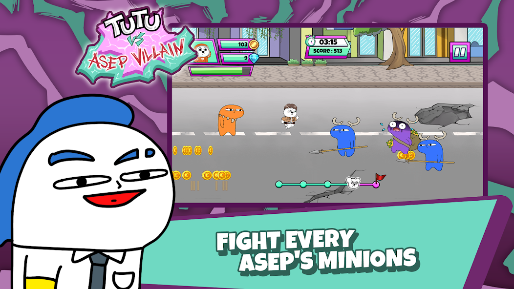 Tutu VS Asep Villain Mod  Screenshot 4