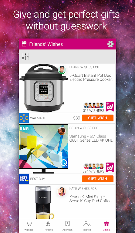 Wishfinity Universal Wishlist  Screenshot 4