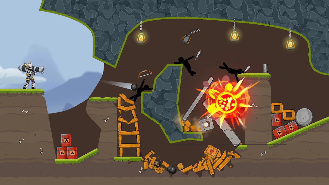 Boom Stick: Bazooka Puzzles Mod  Screenshot 4