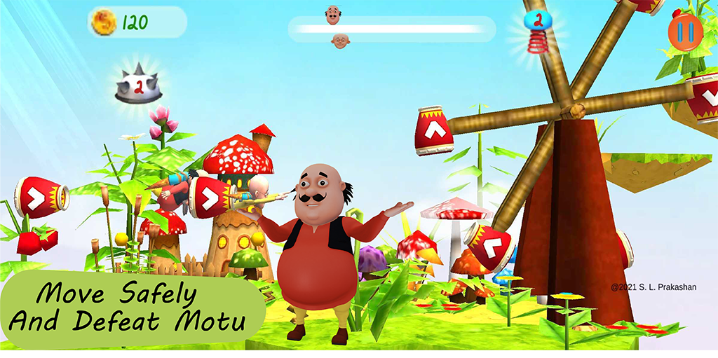 Motu Patlu Super Flying Hero  Screenshot 1