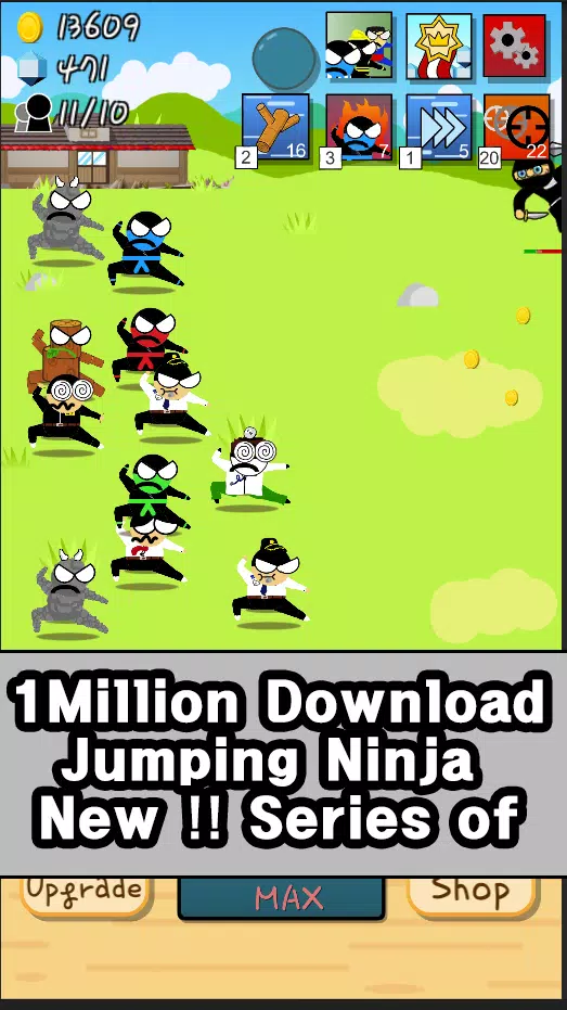 Ninja Growth - Brand new clicker game Mod  Screenshot 2