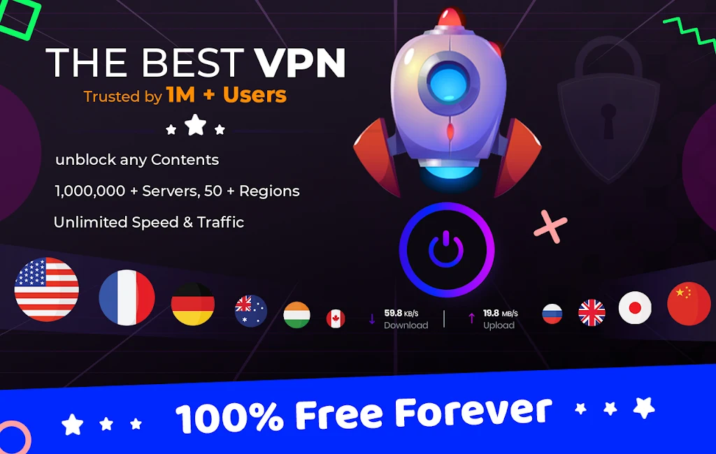 Super VPN Safer Proxy Master  Screenshot 1