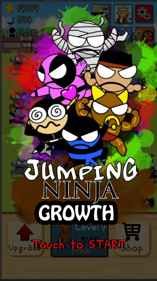 Ninja Growth - Brand new clicker game Mod  Screenshot 3