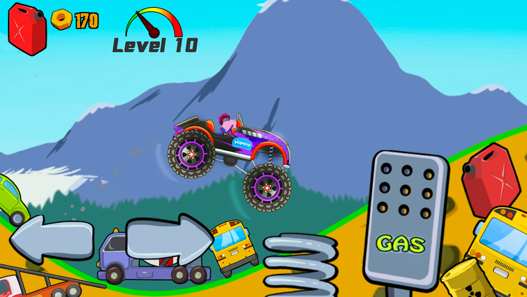 Kids Monster Truck Racing Game Mod  Screenshot 4