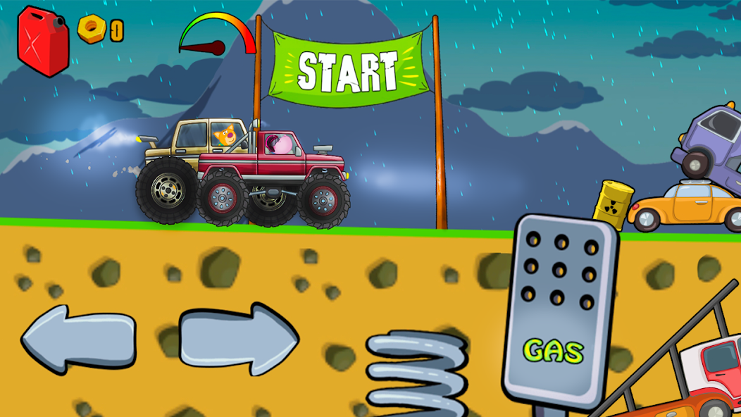 Kids Monster Truck Racing Game Mod  Screenshot 1