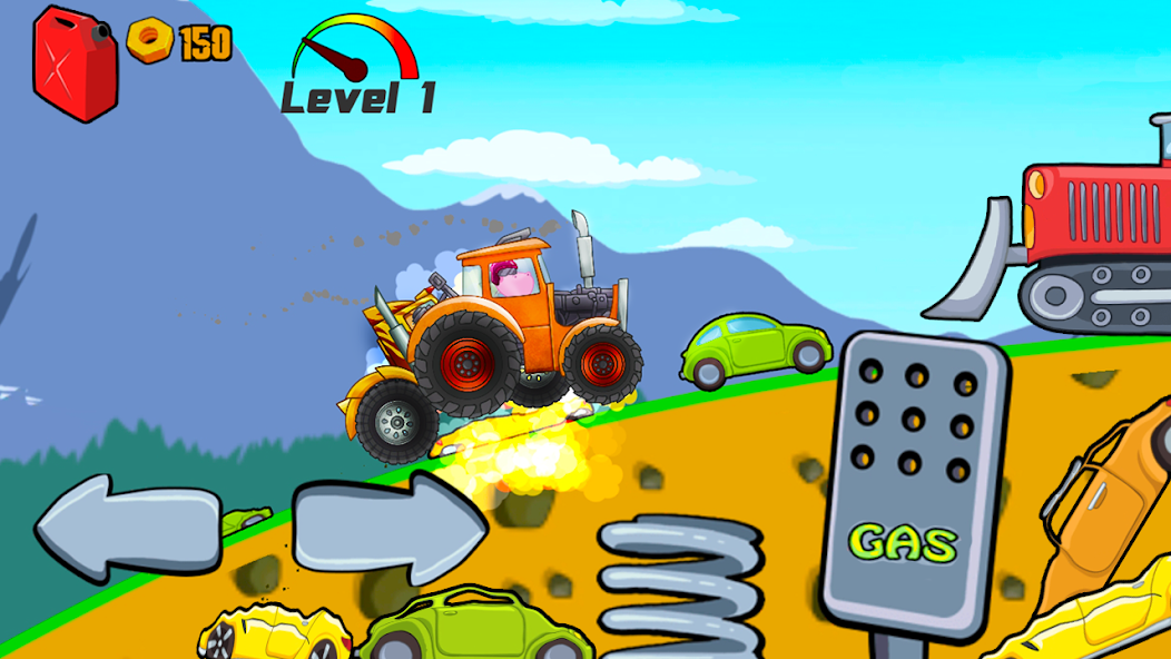 Kids Monster Truck Racing Game Mod  Screenshot 3