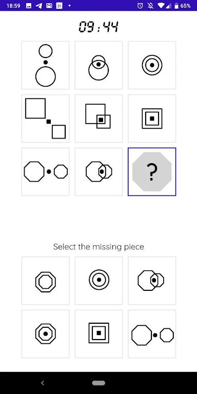 iQT: Raven IQ Test  Screenshot 2