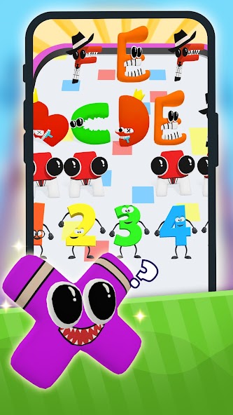 Alphabet Monster Fusion Games Mod  Screenshot 3