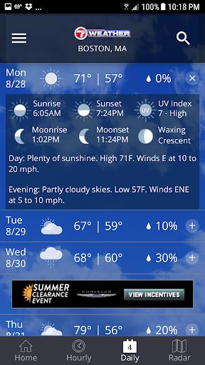 WHDH 7 Weather - Boston  Screenshot 3