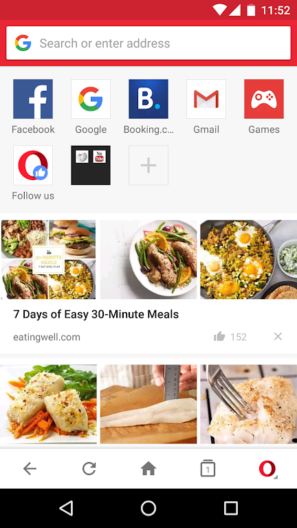 Opera Mini mobile web browser  Screenshot 2