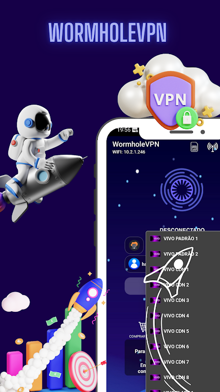 WormholeVPN - Secure VPN Proxy  Screenshot 1